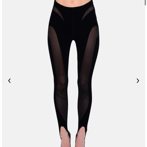 Mugler x wolford leggings
